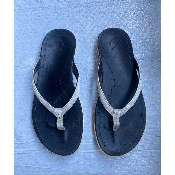 Olukai Women’s Ohana Koa Tan Flip Flop Sz 10 US - Picture 3 of 7